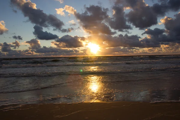 Sunset over the Baltic sea. — Stock Photo, Image