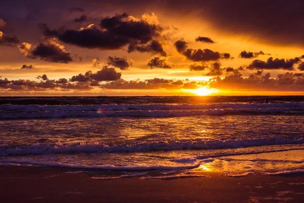 Tramonto sul Mar Baltico. — Foto Stock