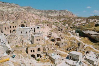 Cavuşin eski köy, mağara kasaba, Kapadokya, Türkiye