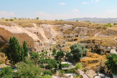 Cavuşin eski köy, mağara kasaba, Kapadokya, Türkiye