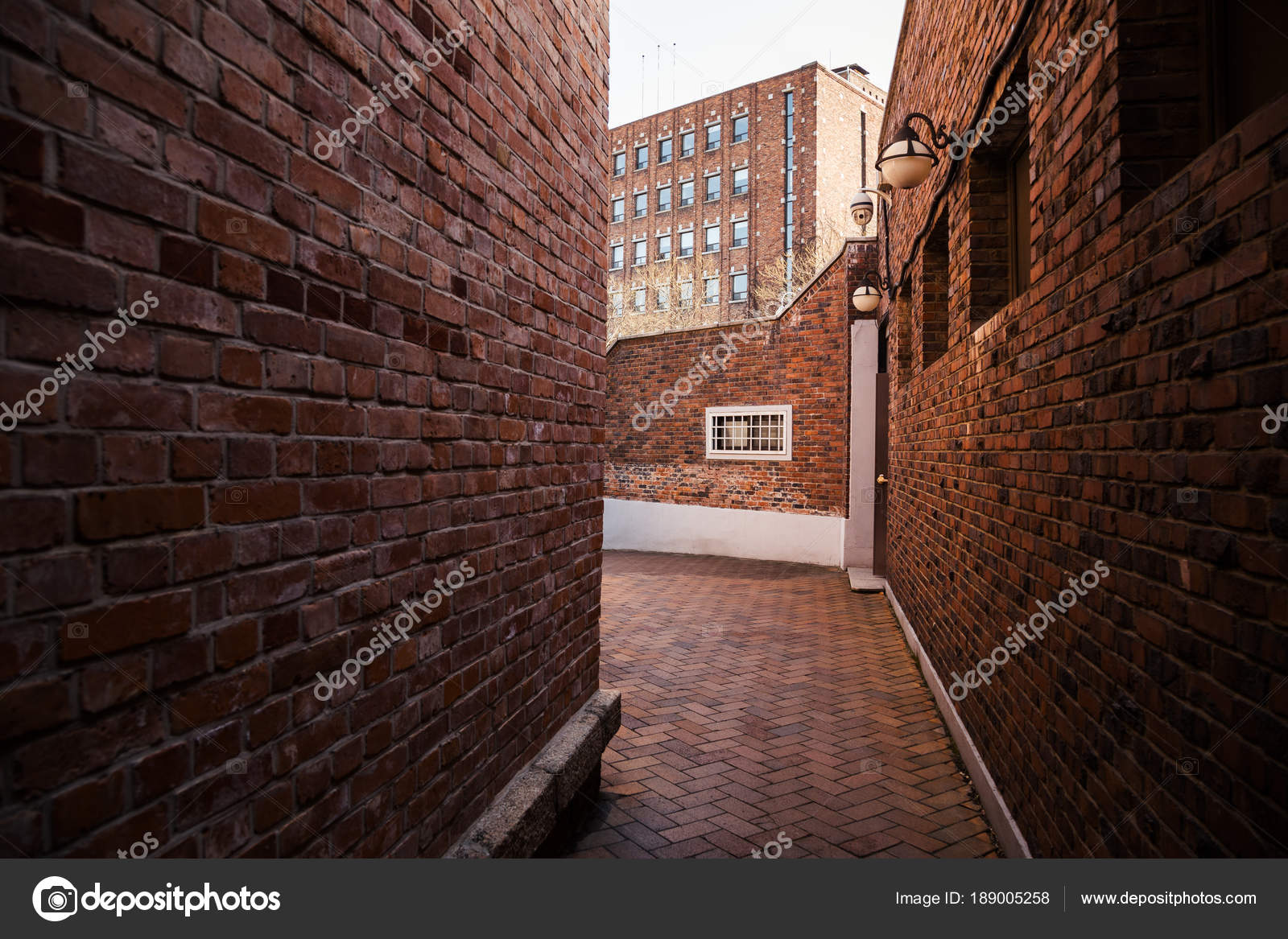  Brick  wall alley  Brick  wall alley  in Seoul Korea 