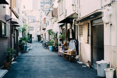 Nakazaki-cho kafe Osaka, Japonya'da sokak