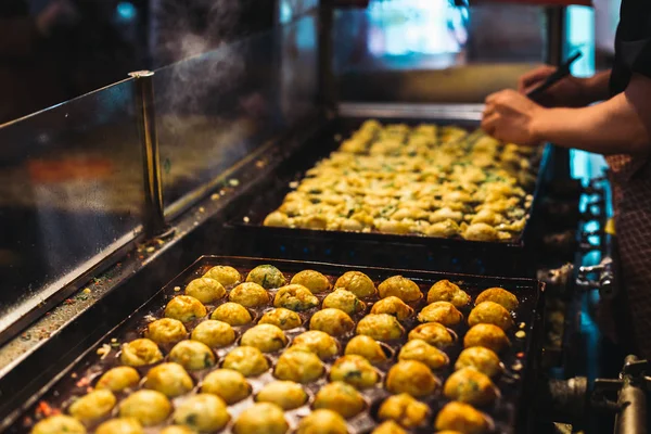 Takoyaki Snack Delicioso Más Popular Japón —  Fotos de Stock