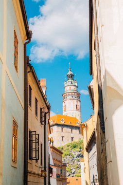 Avrupa Bina ve Çek kalede Cesky Krumlov