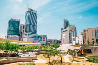 Dongdaemun Tarih ve kültür Parkı, Kore'de Seoul Şehir Manzaralı