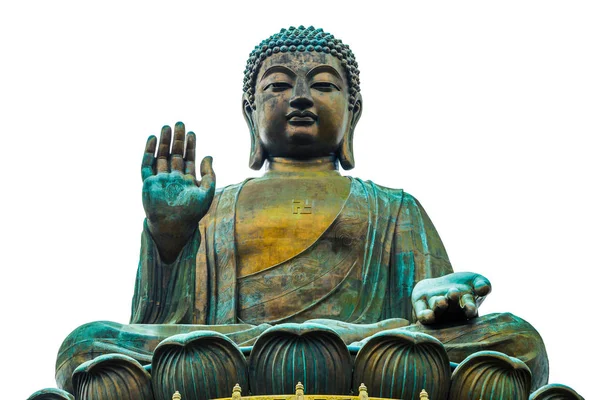 Estátua de Buda no Mosteiro de Po Lin, Hong Kong — Fotografia de Stock