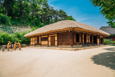 Thatched çatı ev edebi Köyü Kim sen jeong Chuncheon, Kore