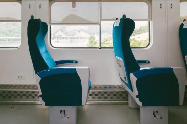 Dentro del tren en Corea — Foto de Stock