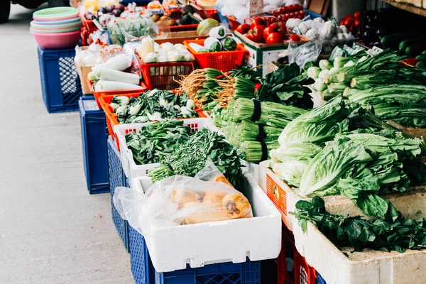 Asian fresh vegetable store