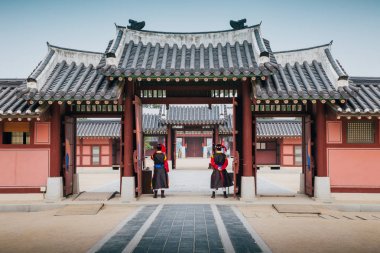 Hwaseong Haenggung Palace, Suwon, Kore geleneksel mimari