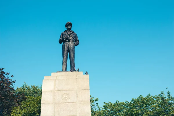 Estatua de MacArthur en Freedom Park, Incheon, Corea — Foto de Stock