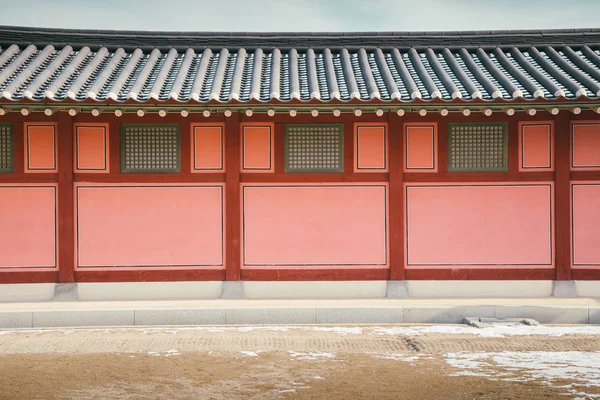 Koreai hagyományos építészet Hwaseong Haenggung palace Suwon, Korea — Stock Fotó