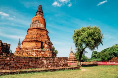 WAT Ratchaburana, Ayutthaya, Tayland antik kalıntılar