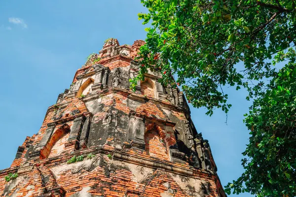 Alte Architektur in wat maha, Ayutthaya, Thailand — Stockfoto