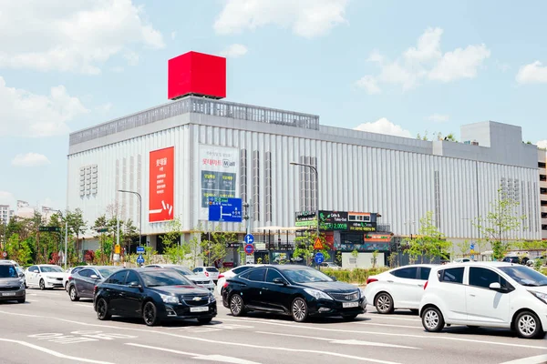 Corea gran centro comercial Lotte grandes almacenes — Foto de Stock