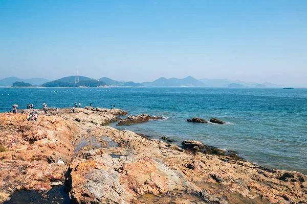Meeres- und Naturlandschaft in tongyeong yi sun-sin park, Korea — Stockfoto