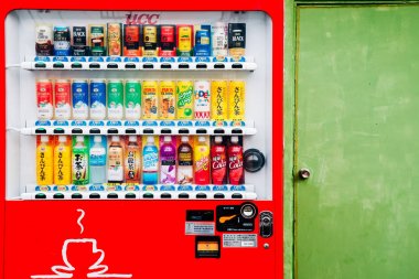 İçecek Otomatı Japonya'da