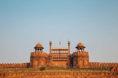 Red Fort antik kalıntılar Delhi, Hindistan
