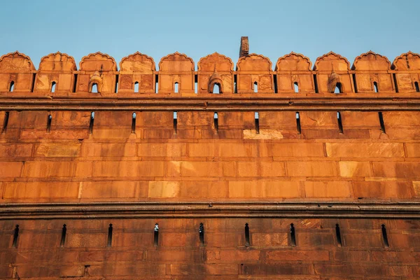 Ruines anciennes de Red Fort à Delhi, Inde — Photo