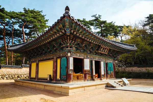 Temple Bulguksa ancienne architecture à Gyeongju, Corée — Photo