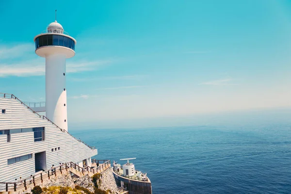 Farol e mar em Coréia do Sul — Fotografia de Stock