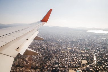 Fukuoka cityscape Japonya uçak kanadı