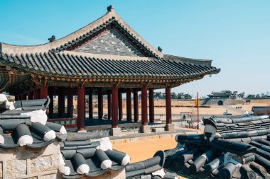 Hwaseong kale Dongjangdae Yeonmudae, geleneksel mimarisinde Kore: Suwon, Kore