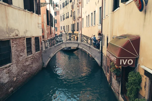 Venecia Italia Agosto 2016 Vieja Arquitectura Europea Con Canal — Foto de Stock