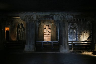 Ajanta mağaraları Unesco Dünya Mirası Hindistan