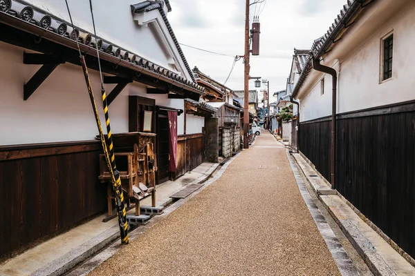 Vieja ciudad tradicional japonesa Imaicho en Nara, Japón — Foto de Stock