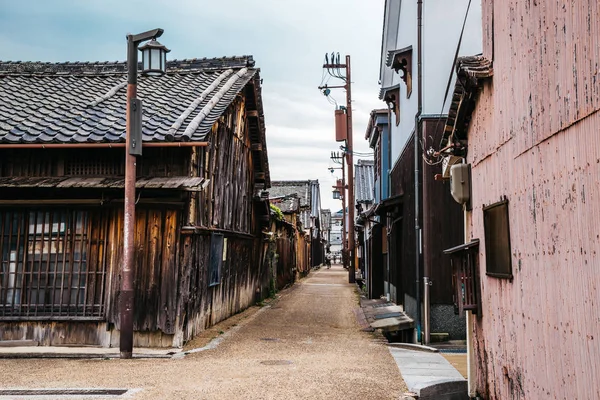 Японский старый традиционный город Имаичо в Наре, Япония — стоковое фото