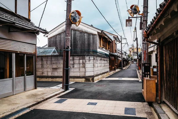 Vieja ciudad tradicional japonesa Imaicho en Nara, Japón — Foto de Stock