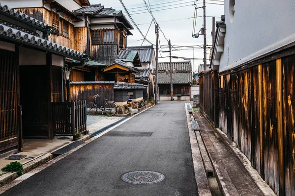Японский старый традиционный город Имаичо в Наре, Япония — стоковое фото