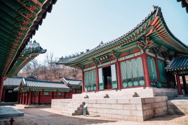 Gyeonghuigung Palace, Seul, Kore geleneksel mimari