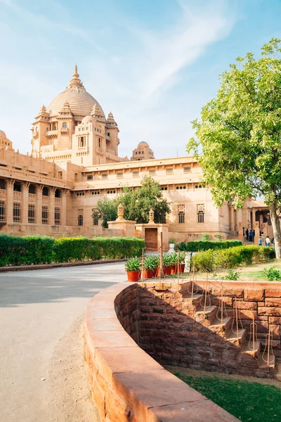 Umaid Bhawan Palace bâtiment historique à Jodhpur, Inde — Photo