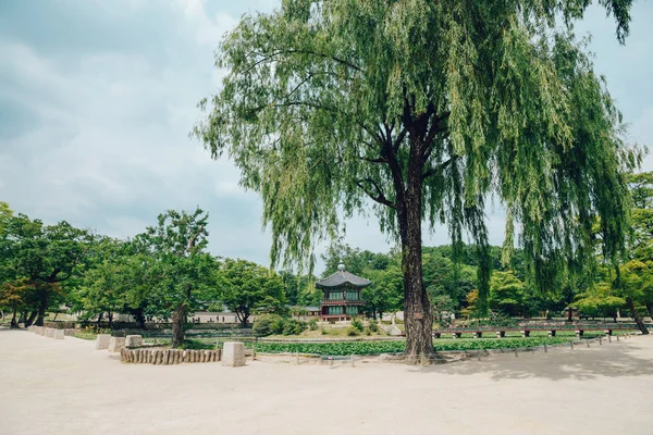 Palácio Gyeongbokgung em Seul, Coréia — Fotografia de Stock