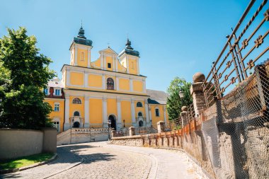 Polonya Poznan 'daki Padua Kilisesi Fransisken Manastırı' ndan Aziz Anthony.