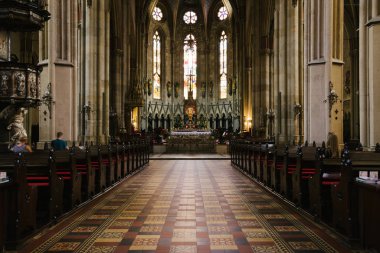 Zagreb, Hırvatistan - 3 Temmuz 2019: Zagreb Katedrali