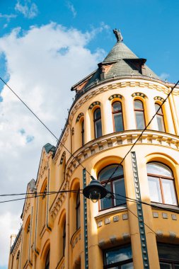 Riga, Letonya 'daki eski Cat House binası.