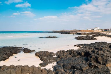Sehwa Beach zümrüt deniz Jeju Adası, Kore