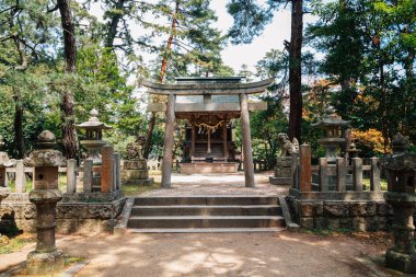Kyoto, Japonya - 12 Nisan 2019: Amanohashidate türbesi