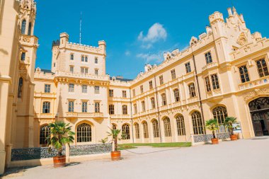 Lednice Şatosu tarihi mimarisi Lednice, Çek Cumhuriyeti