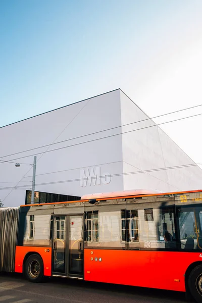 Vilnius, Litauen - 9. August 2019: mo museum, Museum für moderne Kunst — Stockfoto