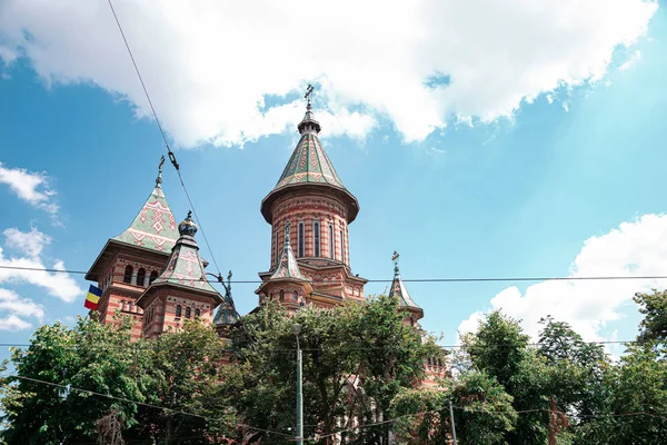 Catedral Metropolitana Ortodoxa em Timisoara, Roménia — Fotografia de Stock