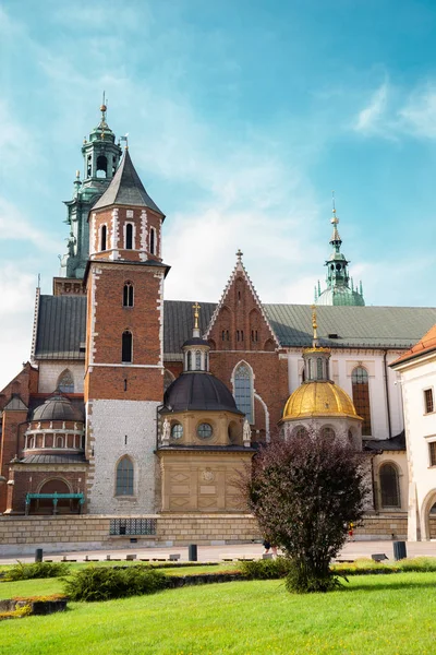 Вавельский замок Вавельский собор в Кракове, Польша — стоковое фото