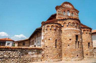 Bulgaristan 'ın Nessebar kentindeki St. Stephen Harabeleri Kilisesi