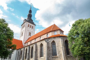 Tallinn, Estonya 'daki eski St. Nicholas Kilisesi