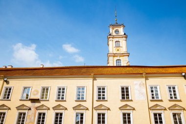 Litvanya 'daki Vilnius Üniversitesi eski mimarisi