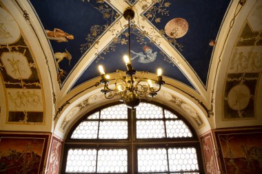 Vilnius, Litvanya - 10 Ağustos 2019 Vilnius Üniversitesi