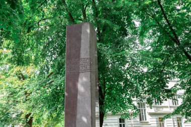 Vilnius, Litvanya - 10 Ağustos 2019: Kgb Müzesi, Soykırım Kurbanları Müzesi